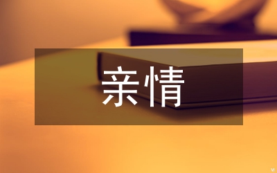 感人的親情小故事