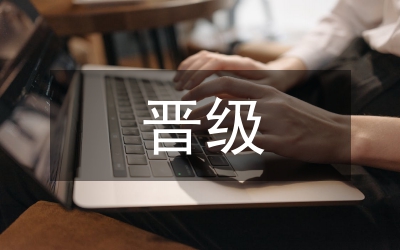晉級述職報告