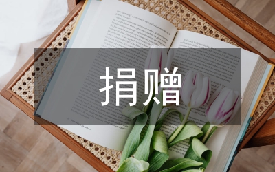 鄉(xiāng)鎮(zhèn)代表在捐贈(zèng)活動(dòng)儀式上的講話